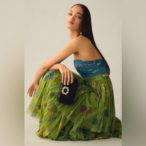 Geisha Designs Pleated Strapless Dress - Picture 4 of 9